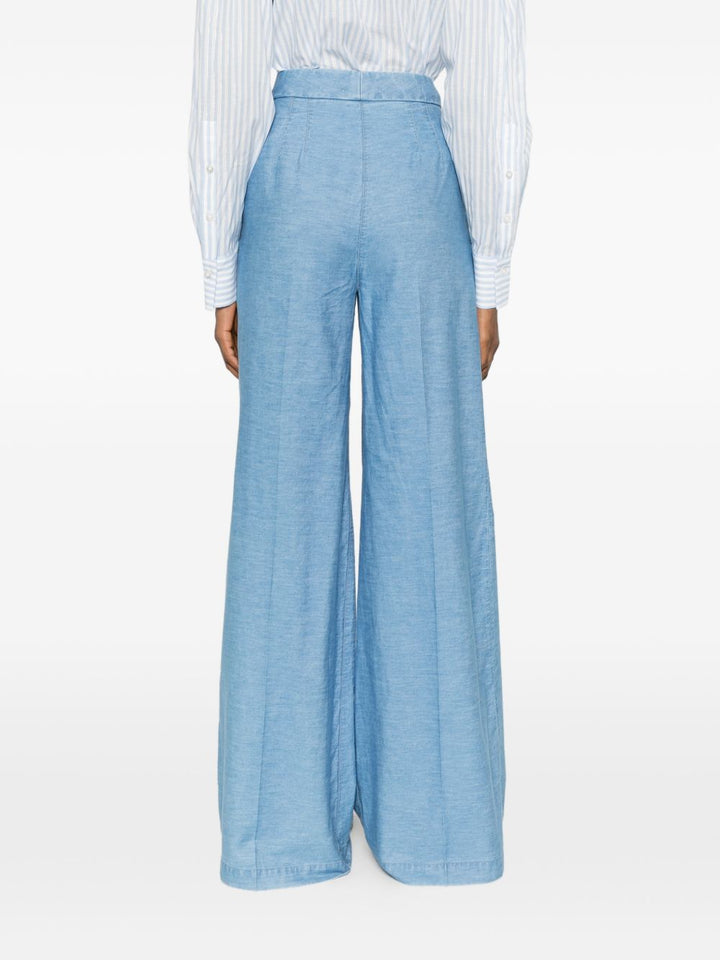 Via Masini 80 Trousers - BLUE | 6841575d977d21e0058cff0b2e94fc411a3dedda