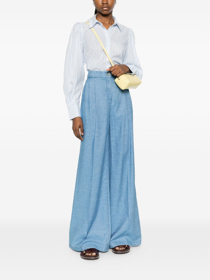 Via Masini 80 Trousers - BLUE | f75a84a5940285f2d2ebfbb3a06f1b3382b459c0