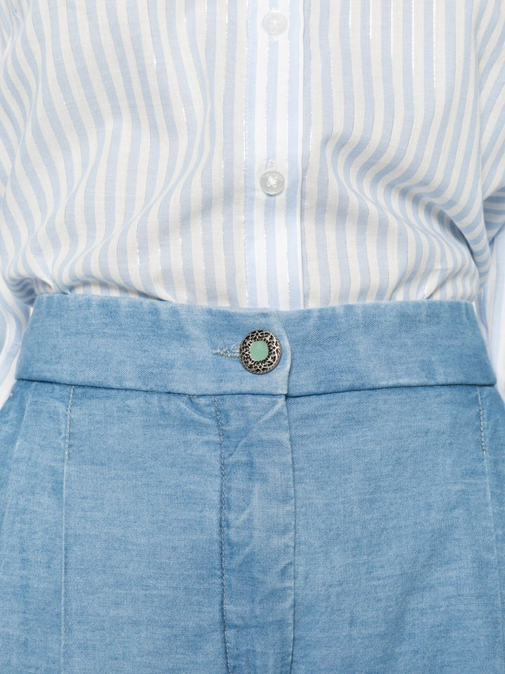 Via Masini 80 Trousers - BLUE | 3a6858e8941fc84f23865ea5db0a33b9d9564170