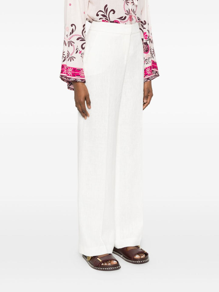 Via Masini 80 Trousers - WHITE | b5437fd0ea4ad1a29896af8cfb62517ac7df0f0c