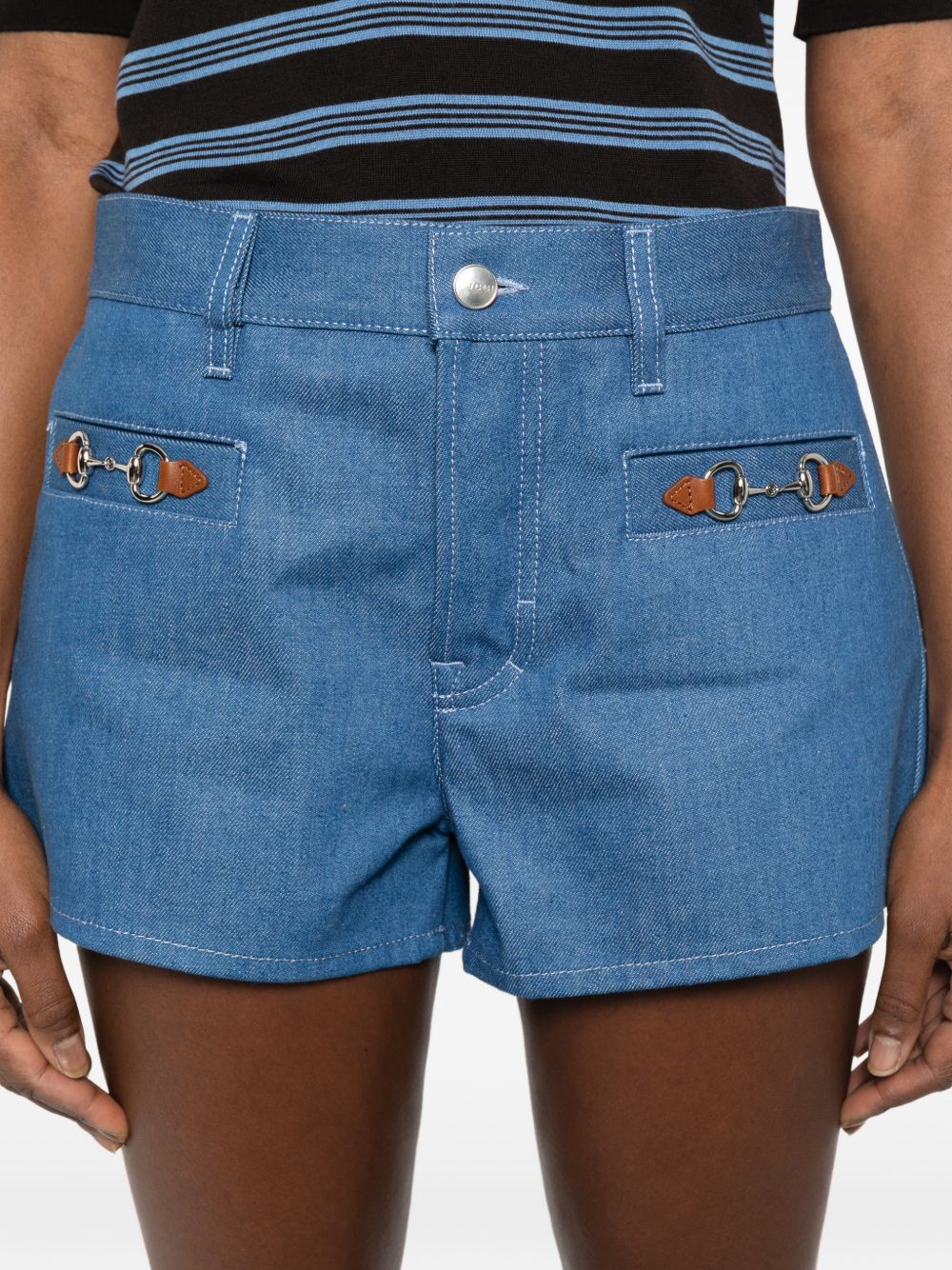 Gucci Shorts - Blu e verdi | f438ef6b6298ea91d99cf8a077fcf2f24cf6ef42