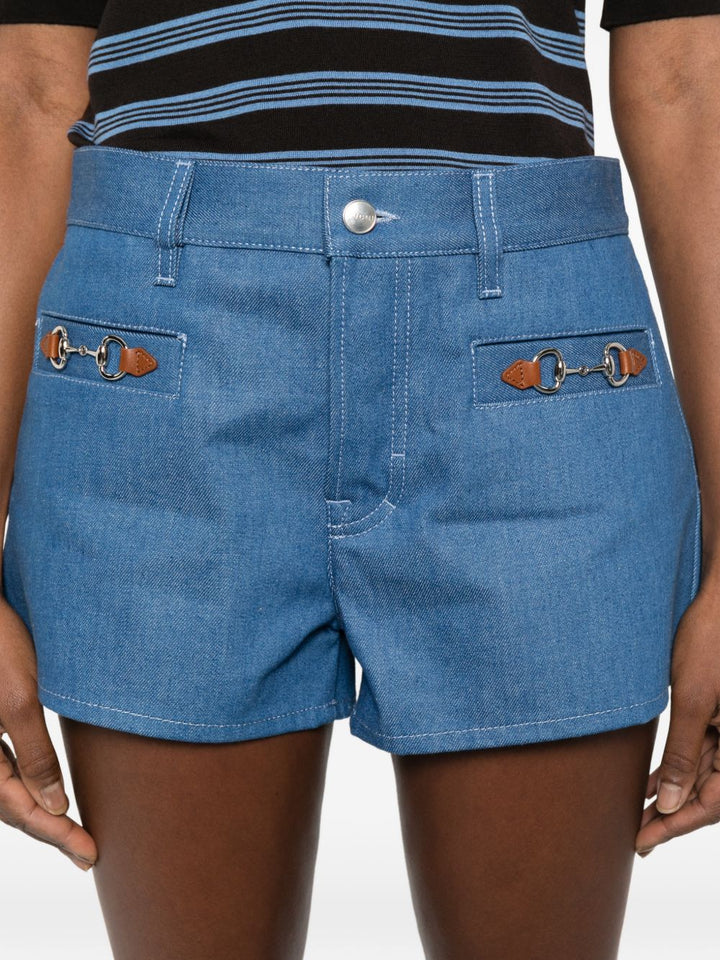Gucci Shorts - Blu e verdi | f438ef6b6298ea91d99cf8a077fcf2f24cf6ef42