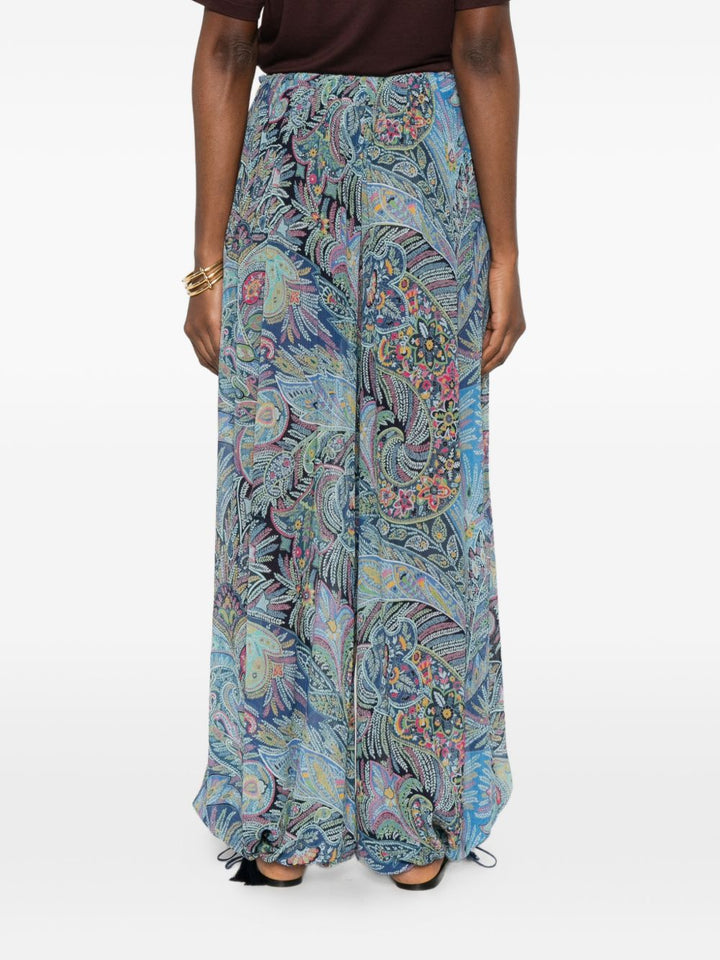 Etro Trousers - Blue and green | de958885a4b481b966d02759336ff59c7304a44c