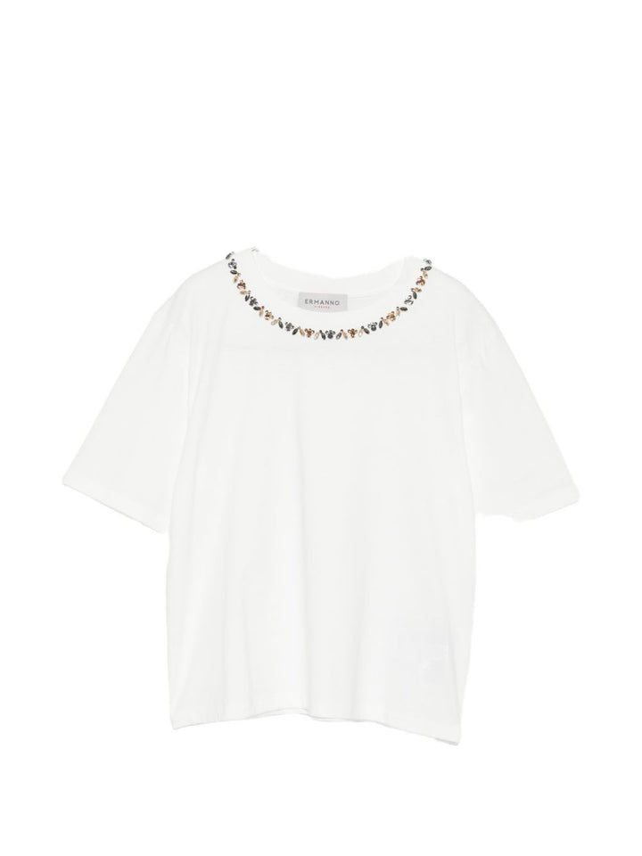 Ermanno Firenze T-shirts and Polos - WHITE | 1025e54044b26e889c53500b7c851a98a35ab0aa