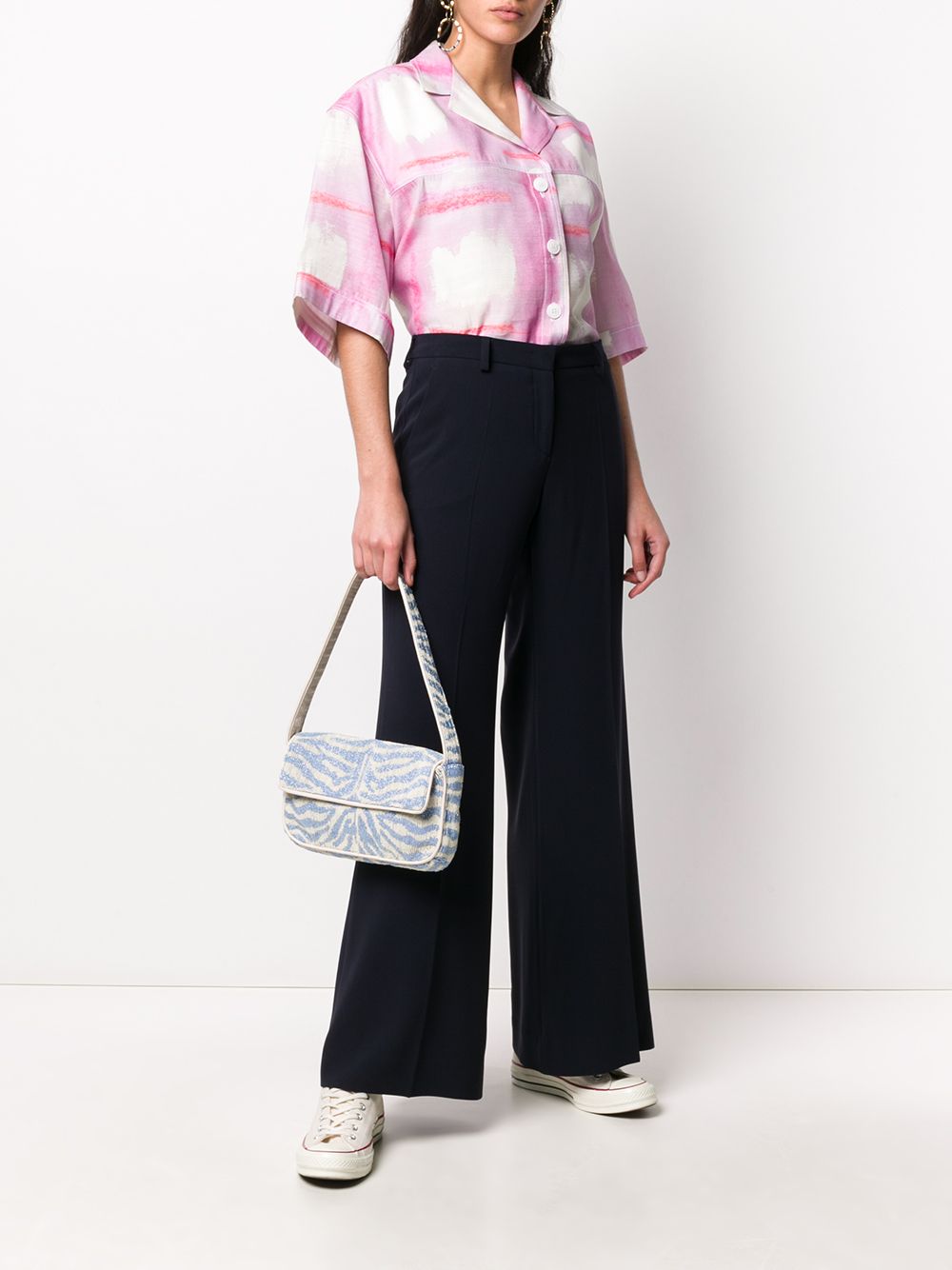Alberto Biani Trousers - Blu e verdi | 464c553a8c3722a2137f2f9156b2cfb341c9e3a7