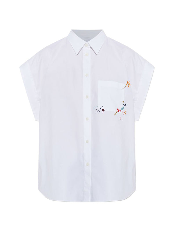 Embroidered Cotton Shirt