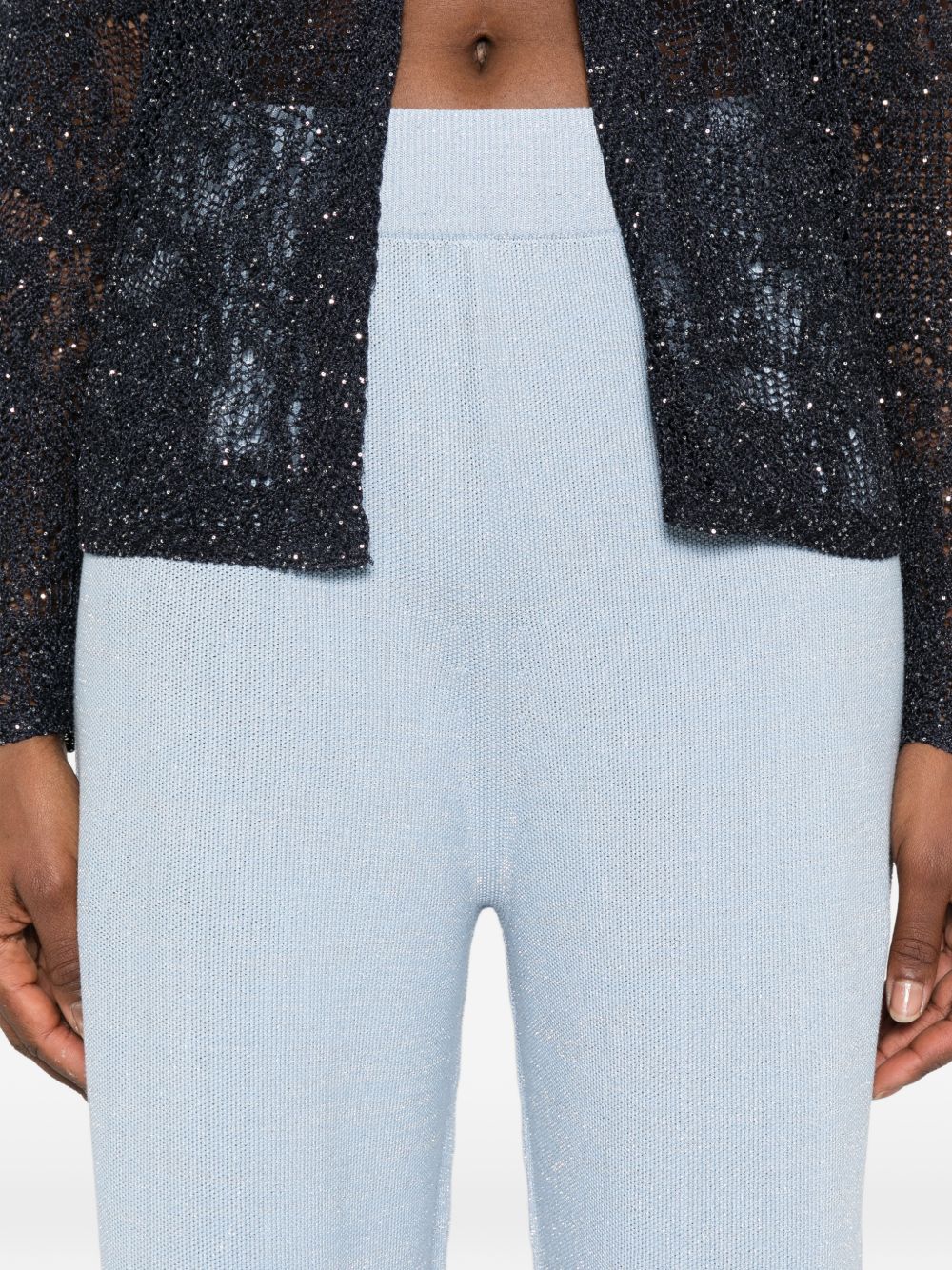 Fabiana Filippi Trousers - Blu e verdi | da25bb6540f7fed51b415f6c32e948dbd05cf6bd