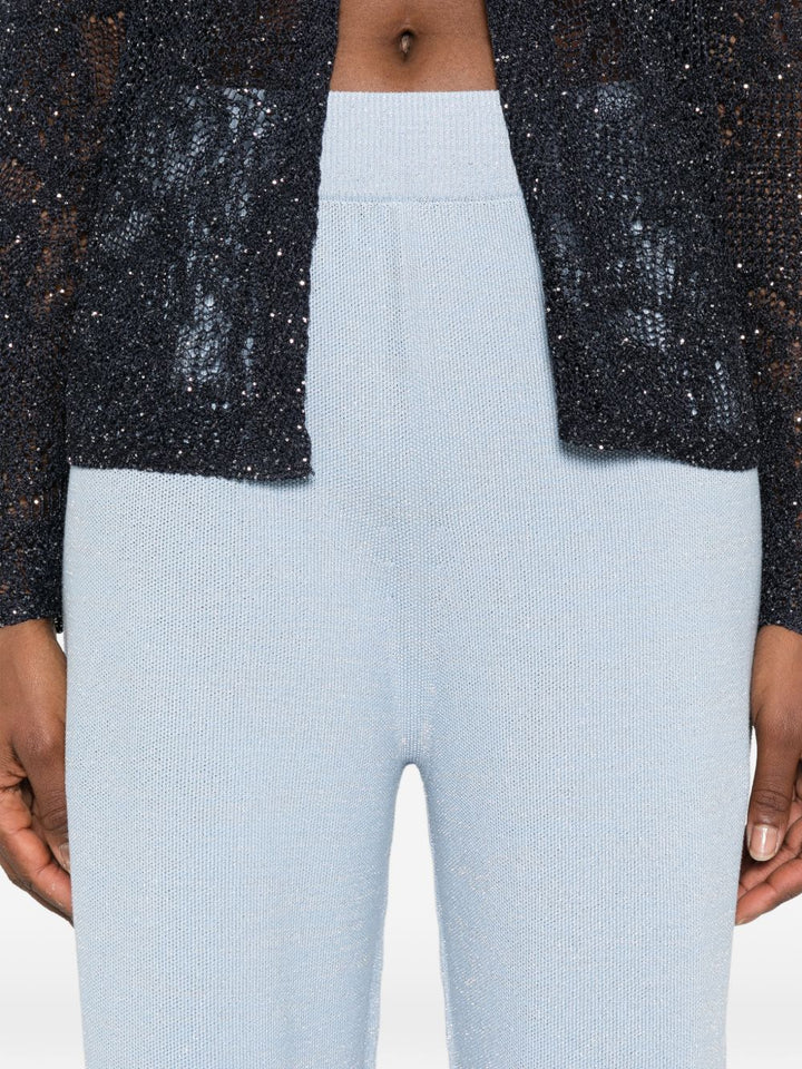 Fabiana Filippi Trousers - Blu e verdi | da25bb6540f7fed51b415f6c32e948dbd05cf6bd