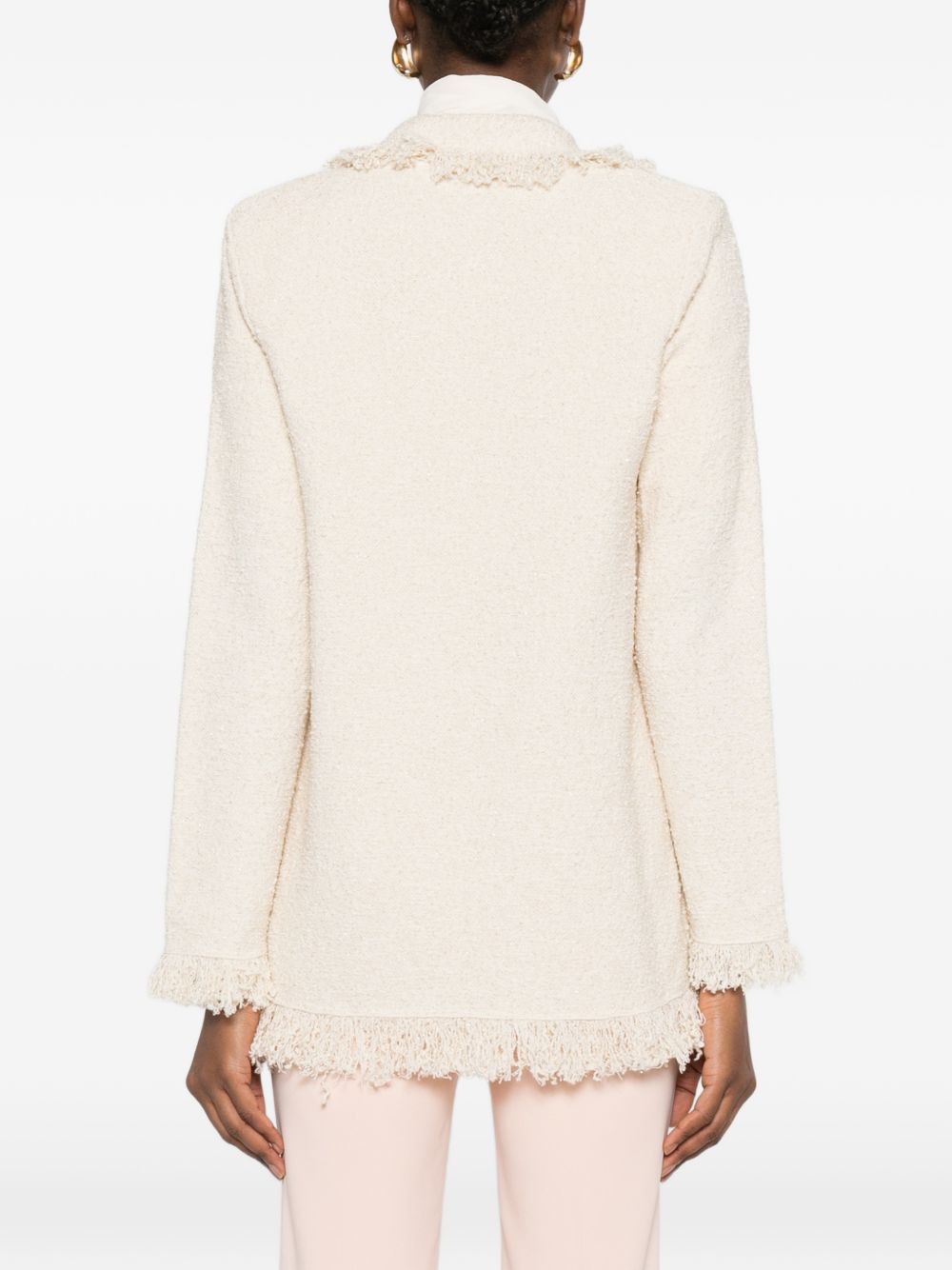 Elisabetta Franchi Jackets - WHITE | 832b5f2878b4a4e68649669dc5de616f410224dd