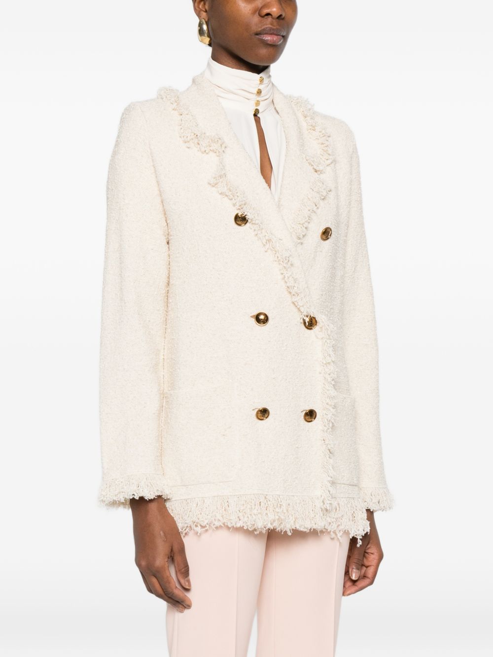 Elisabetta Franchi Jackets - WHITE | dfc85428a0de145113946f57ba16ae7d80c64021