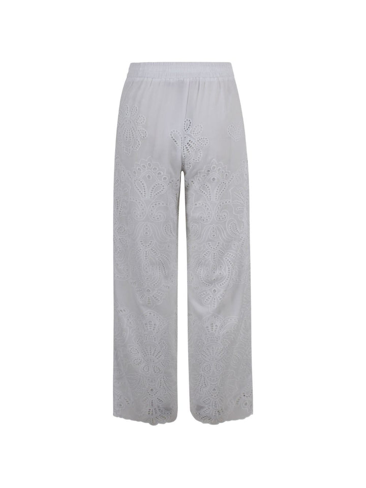 Ermanno Firenze Trousers - WHITE | cf20fded10d49ca36584584fa12c3ac9653766ae