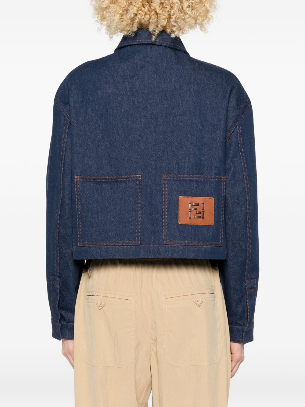 Fendi Coats - Blu e verdi | f471993aa216ecebf604ee86a11687ad8a54aed0