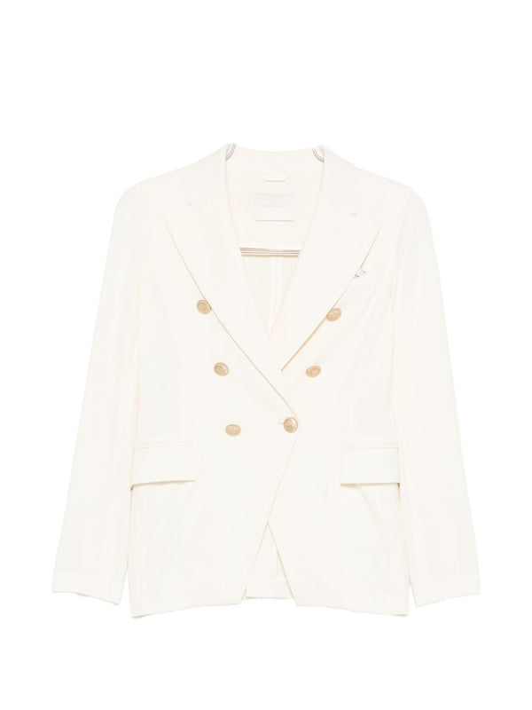 Cotton Double-Breasted Jacket