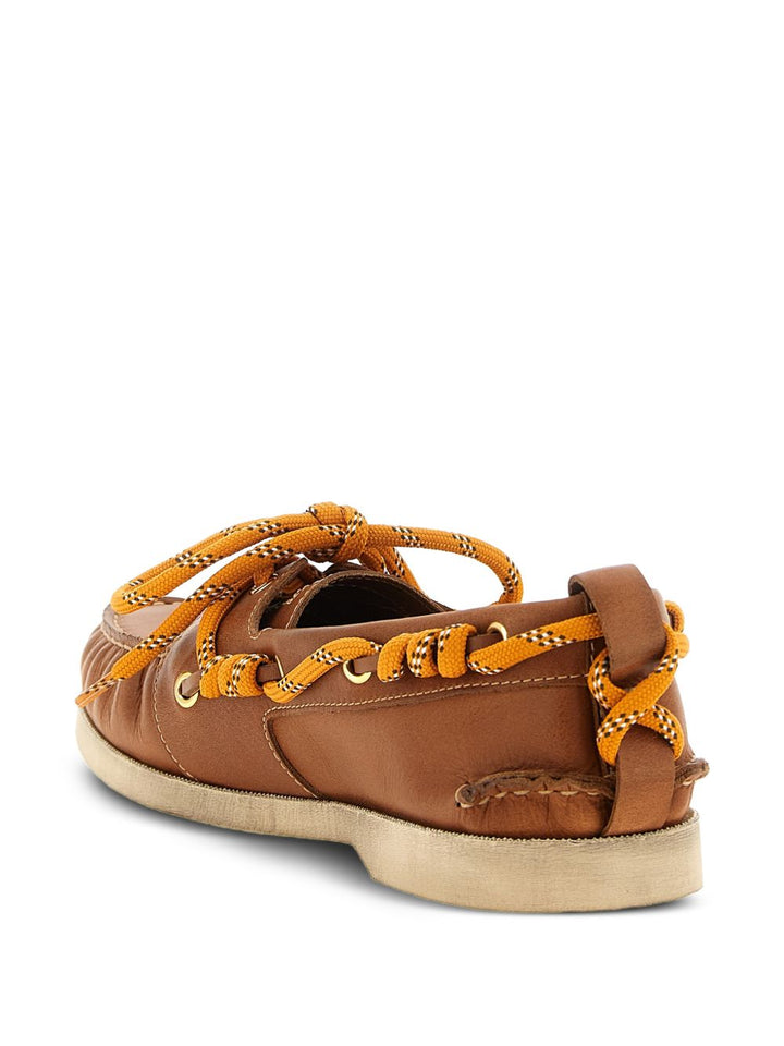Golden Goose Flat shoes - BROWN | 12953ed48e6d91dbef5aa6d3e38b666f0c34db94