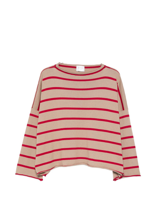 Cashmere And Cotton Striped Sweater