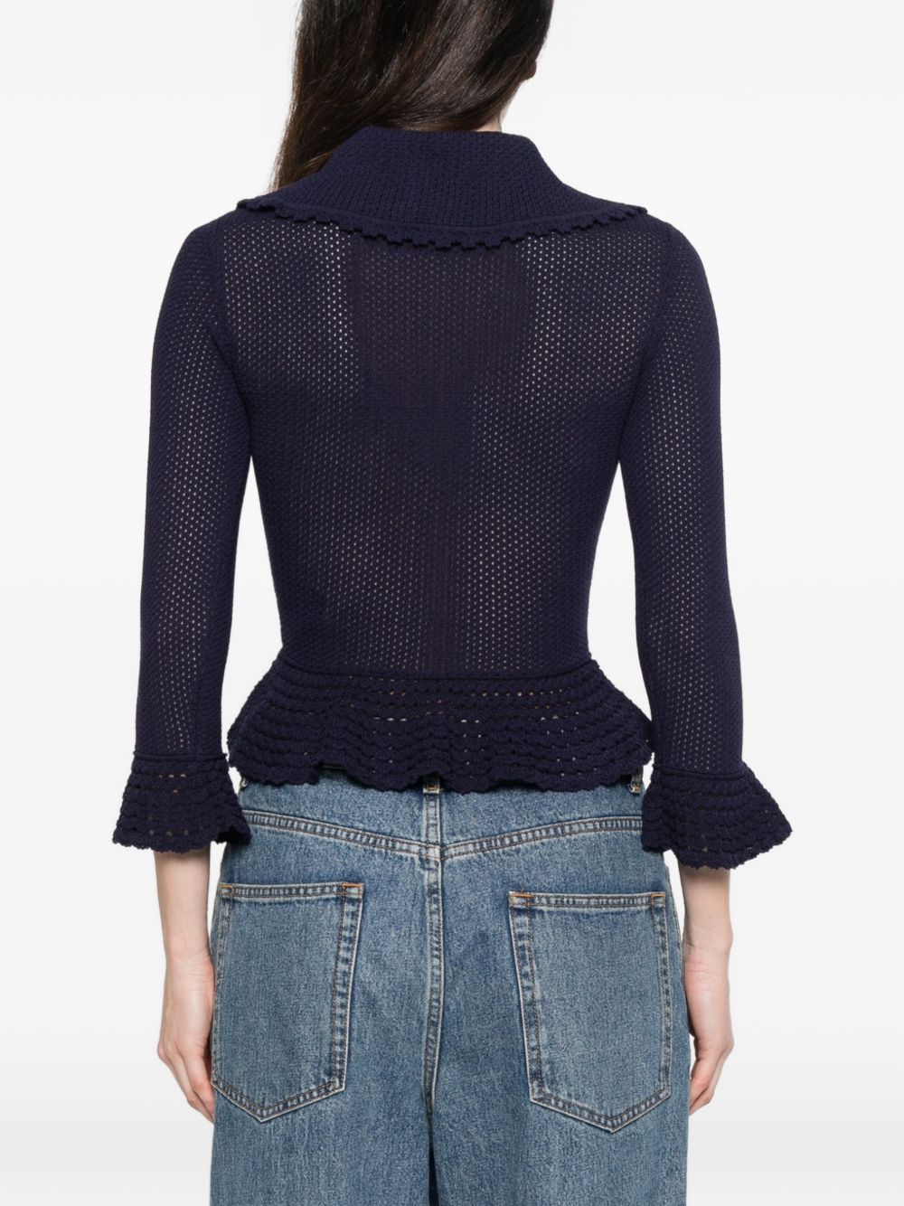 Self-Portrait Sweaters - Blu e verdi | 9e51032ef0b47405da8516c567c4d6e2e29da53d