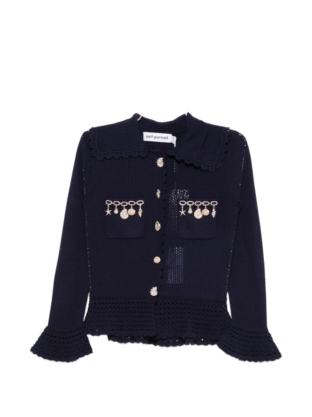 Self-Portrait Sweaters - Blu e verdi | 8a37b840f0d35a604033b54d8f92bce1fb8b6ee2