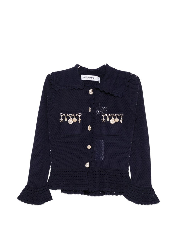 Self-Portrait Sweaters - Blu e verdi | 8a37b840f0d35a604033b54d8f92bce1fb8b6ee2