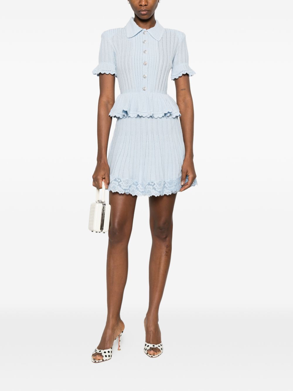 Self-Portrait Dresses - Blu e verdi | 970773b08013ed1b3c28f9919d9412750d2d8097