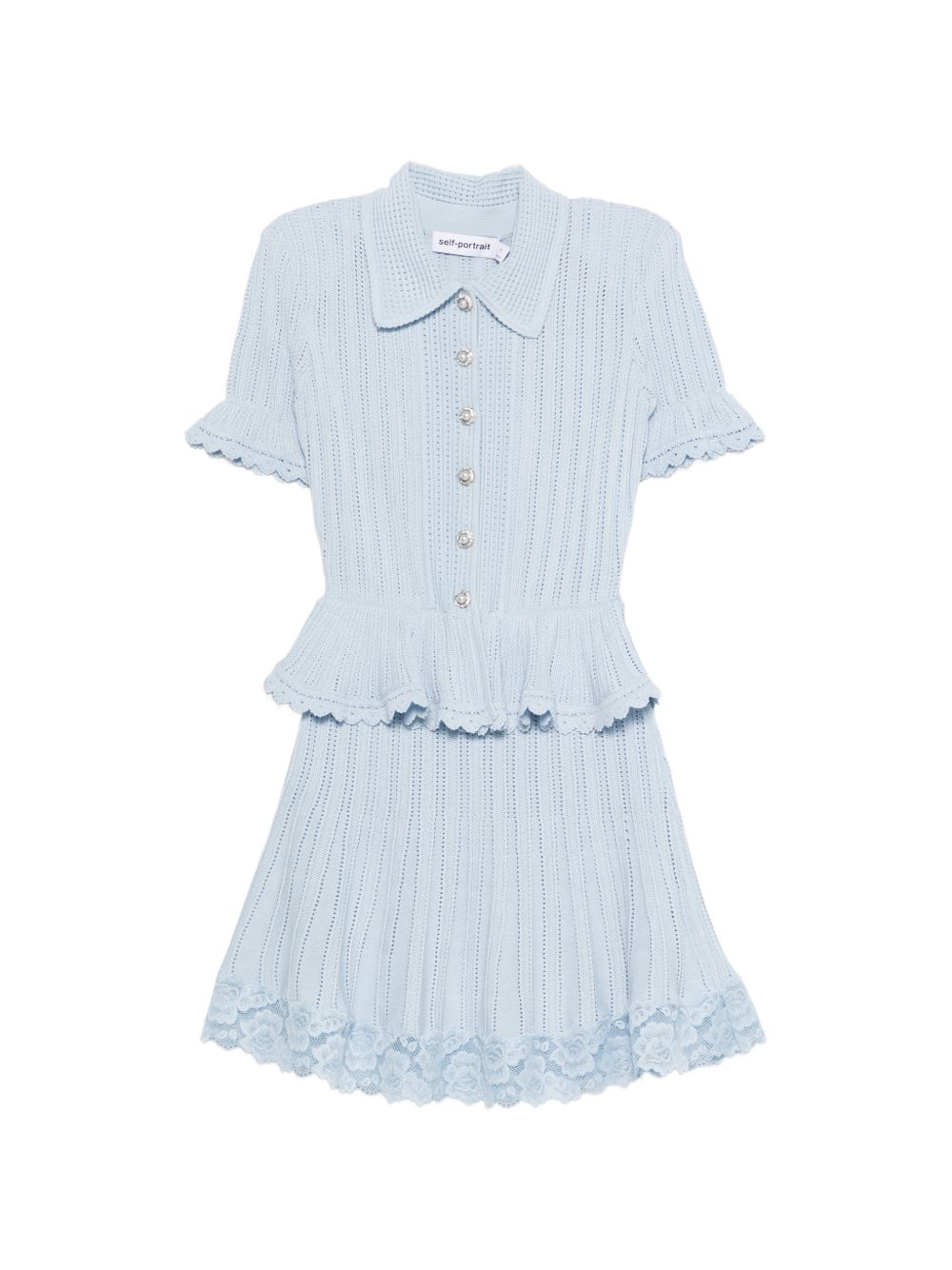 Self-Portrait Dresses - Blu e verdi | 2c438e95f4224a50c80437a730f3ae202782db3e