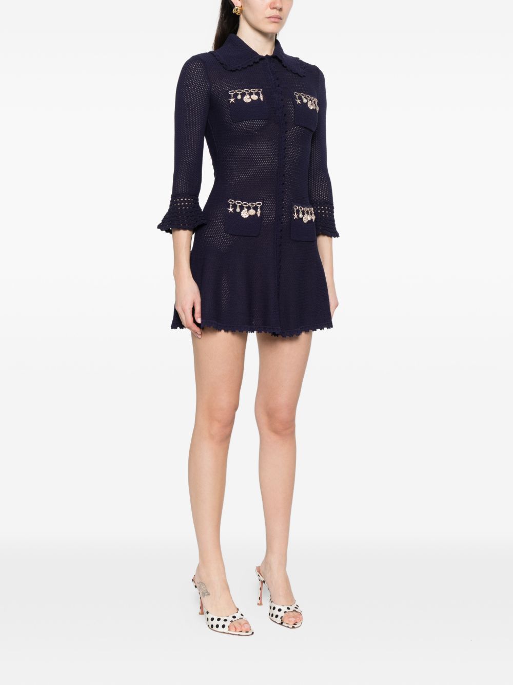 Self-Portrait Dresses - Blu e verdi | ce933920507beb947f54d295a2c19ae52418c81e