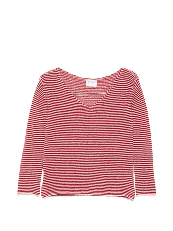 Girocollo a V in Cashmere