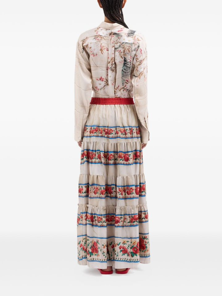 Pierre Louis Mascia Skirts - Blue and green | 76b5b74147ed8d12ead7eb8d66776621e8798bee