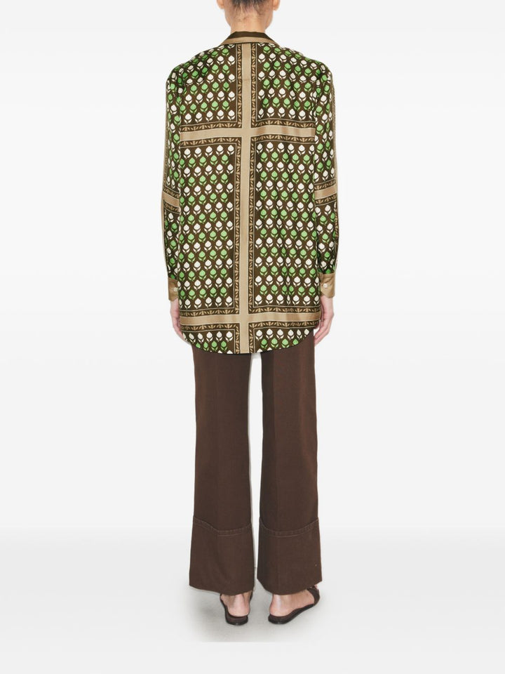 Tory Burch Shirts - Marrone | 7bc0125c119f4d3fb17348bd33fd93ebd8df7ca7