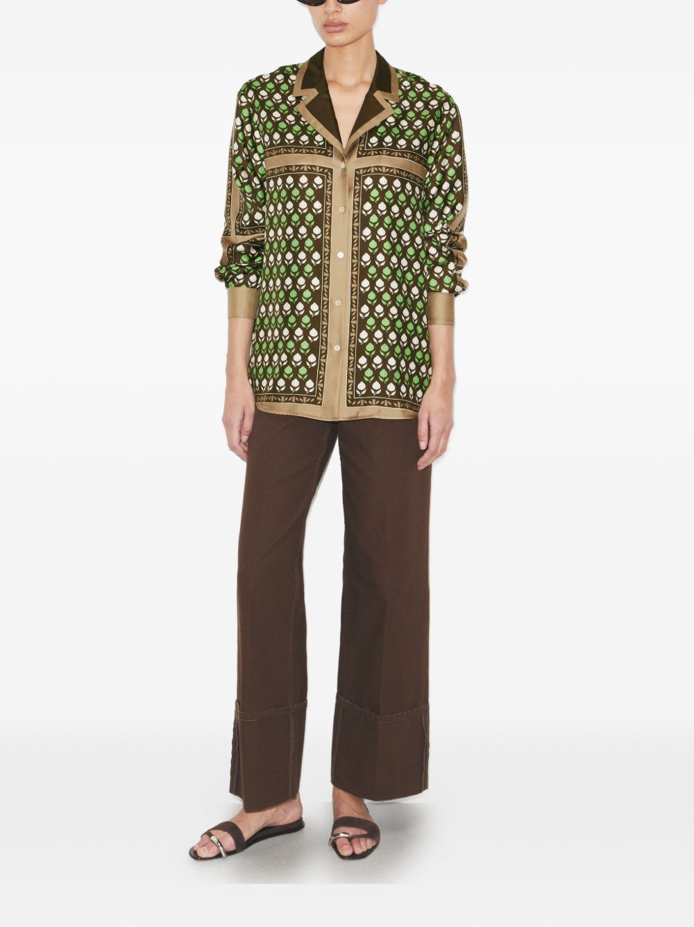 Tory Burch Shirts - Marrone | 8e6d2d1293f3395a836d6ac3cd1af87f987d9fd8