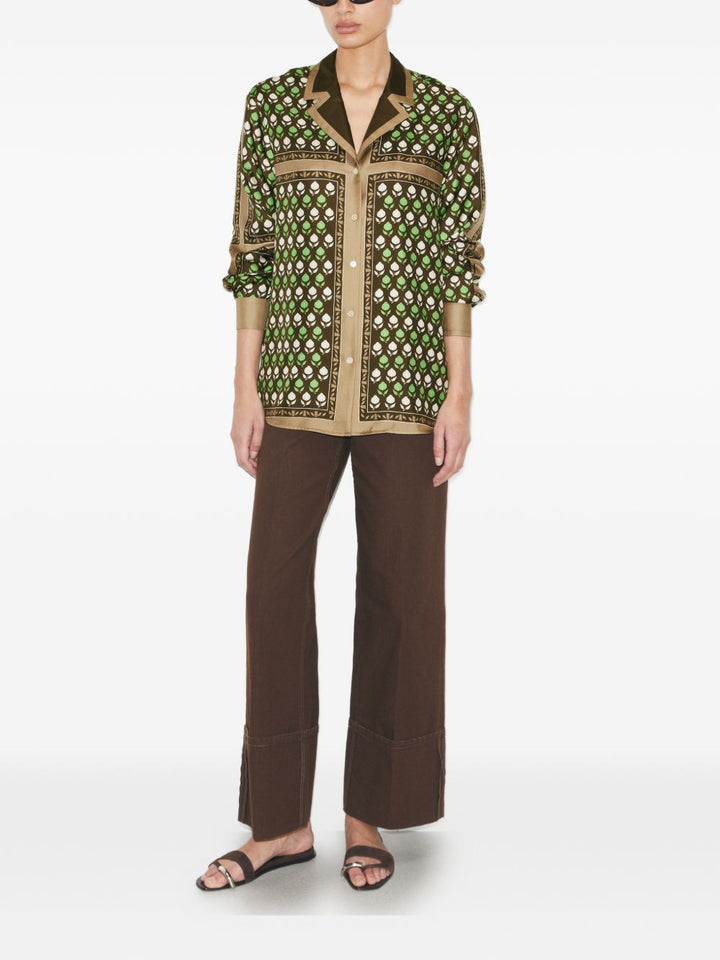 Tory Burch Shirts - Marrone | 8e6d2d1293f3395a836d6ac3cd1af87f987d9fd8