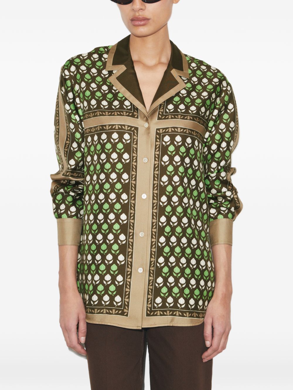 Tory Burch Shirts - Marrone | efdc4db1546cd1517e94eb60a7c850cf266e2c0e