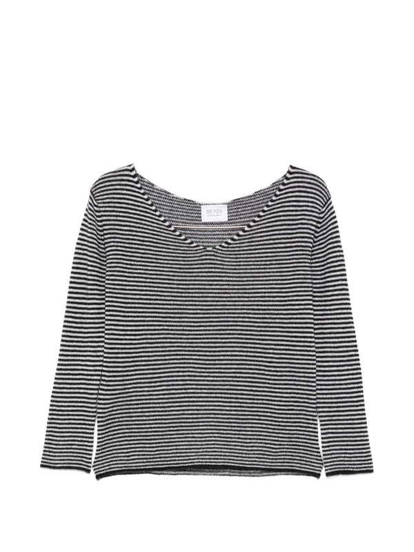 Girocollo a V in Cashmere