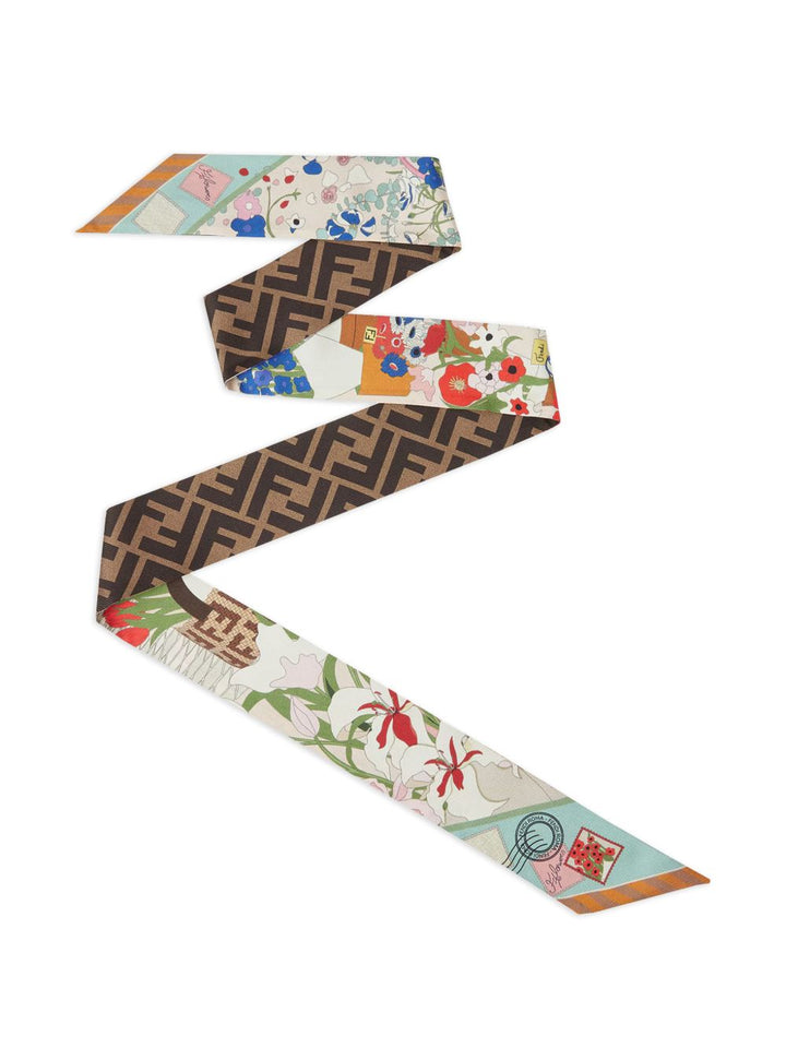 Fendi Scarfs - Blue and green | 662a96a31d8a578976e5418f1fb3cc0867309bd8
