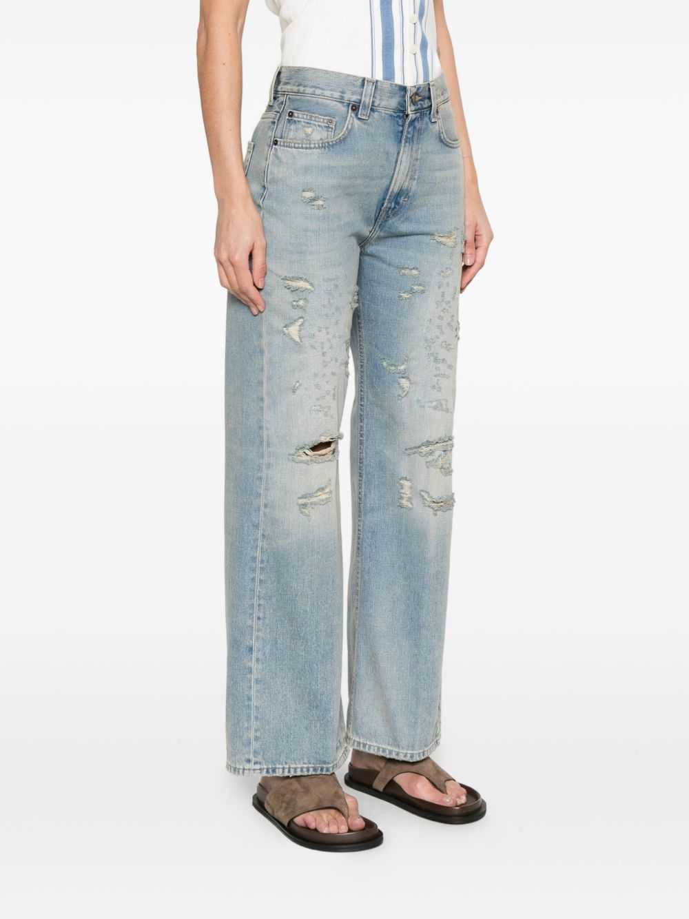 Haikure Jeans - Blu e verdi | 697aadc6986d61ed5dfb5eedaa9ddf9dfb4e80a1