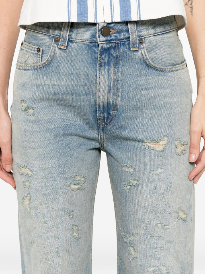 Haikure Jeans - Blu e verdi | 5279d1a27042dc4860ce0f47f4f434cba9be6c29