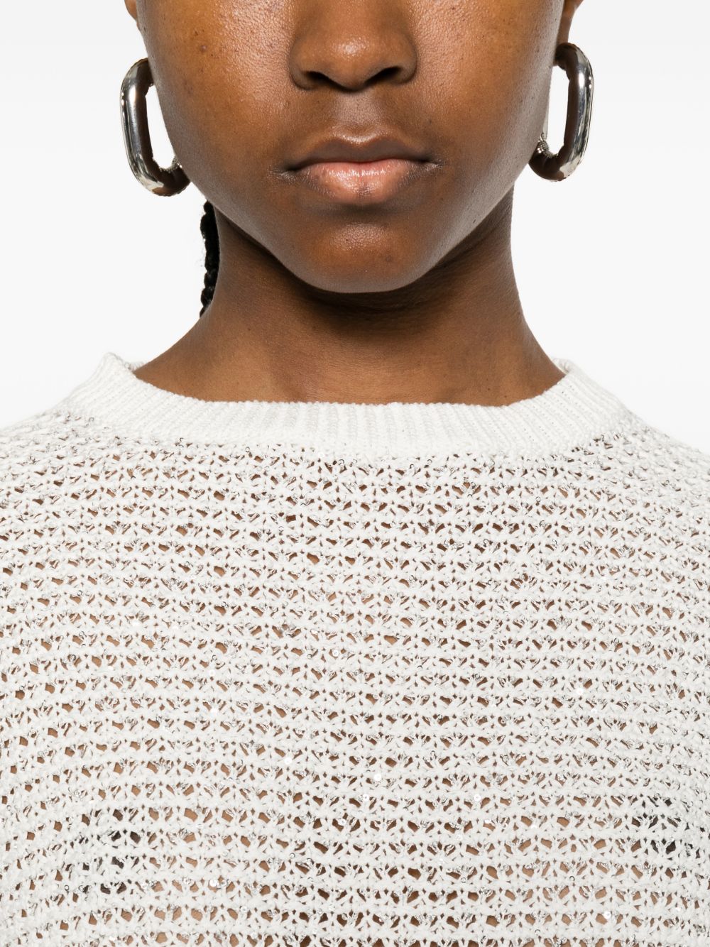 Fabiana Filippi Sweaters - WHITE | cfbdbf041ac5928ba6271e0ef20854c894200bc9