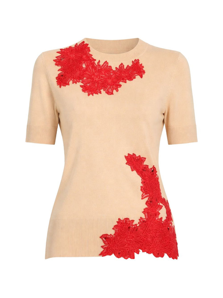 Ermanno Scervino T-shirts and Polos - Light and natural | d3fdd517b1afaf0c35dfb87f407df7315e367c88
