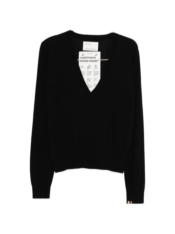 Wool And Cashmere V-Necked Sweater