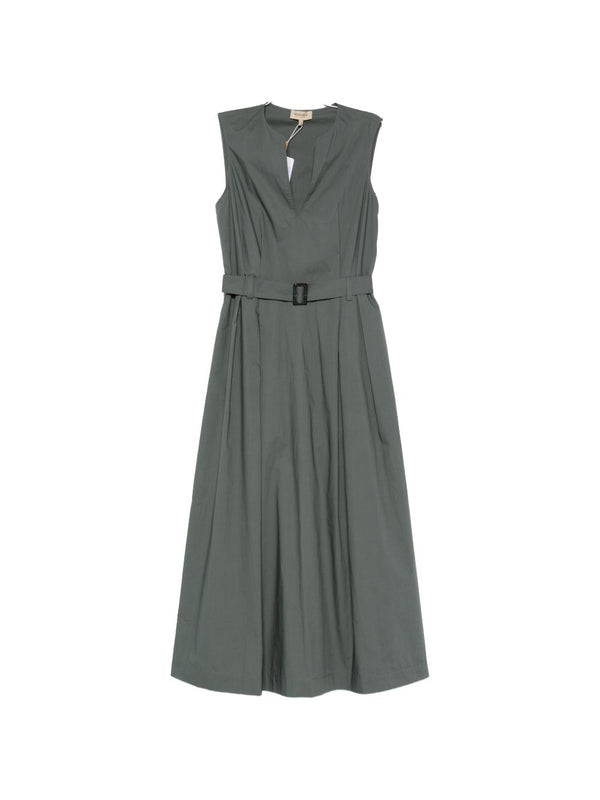 Cotton Belted Long Coat