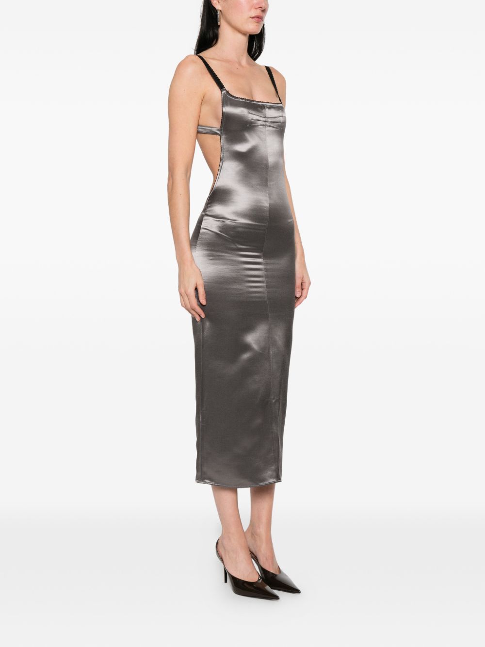 The Attico Fashion Dresses - Blacks and greys | 756496b8e2c2ee984564a3a67b3f44102ad97cd5