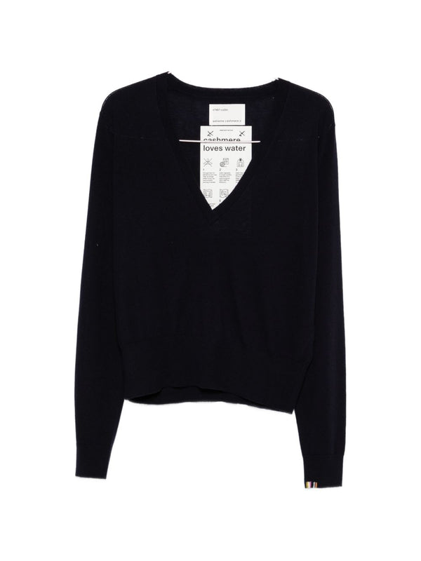 Wool And Cashmere V-Necked Sweater