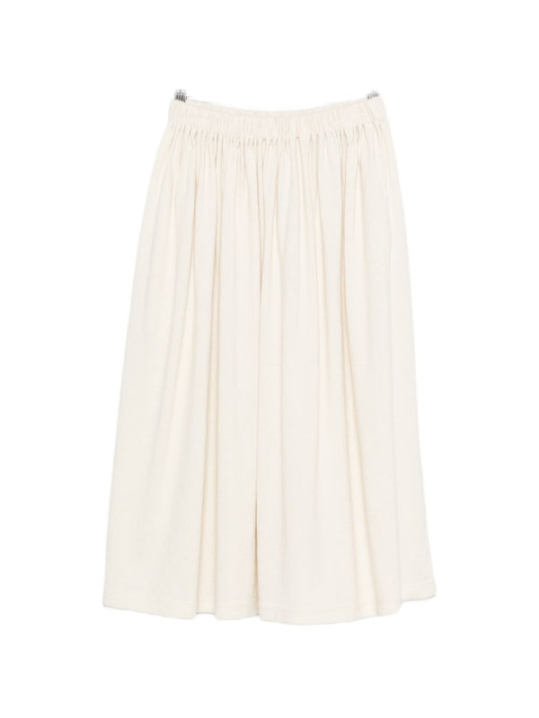 Cotton And Cashmere Midi Skirt