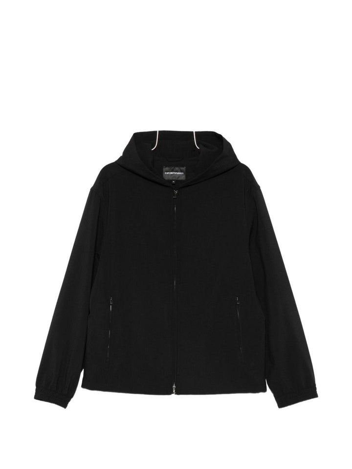 Emporio Armani Coats - BLACK | 5242727bac645b5e0dac8172b1c43ca5c34575ee