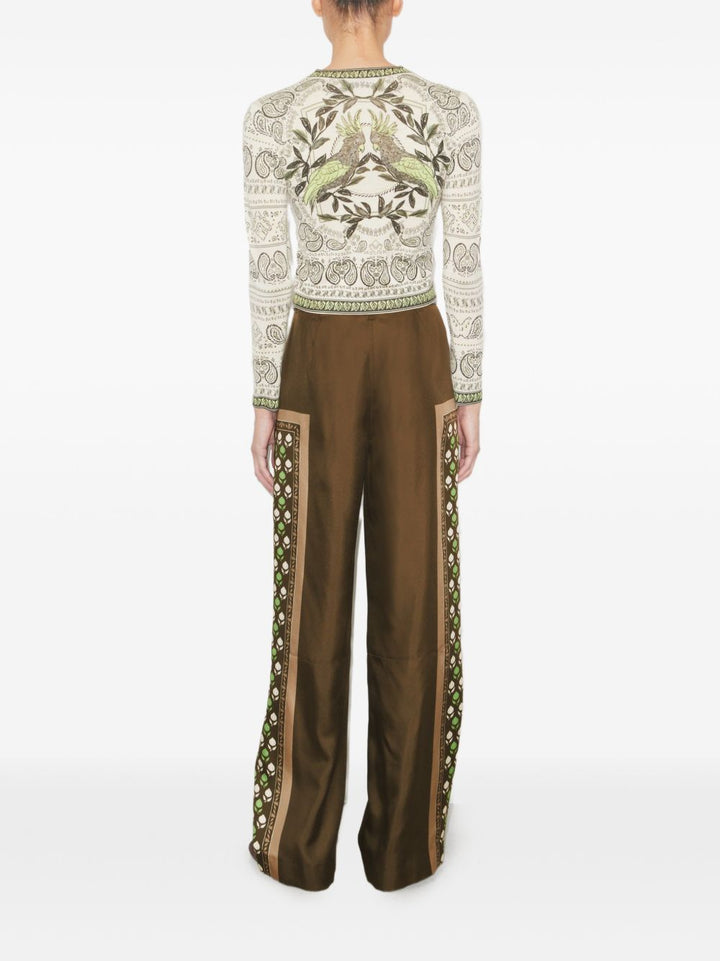 Tory Burch Trousers - Marrone | ffac98593cb2ebb2f1349c9961372a190812a193