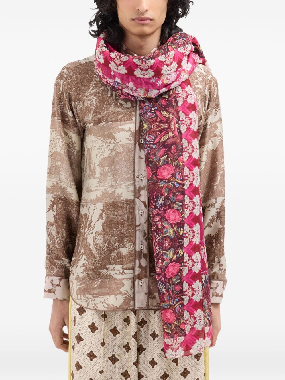 Pierre Louis Mascia Scarfs - PINK | 841ed3b1154fb5955918b029150032c80592c91d