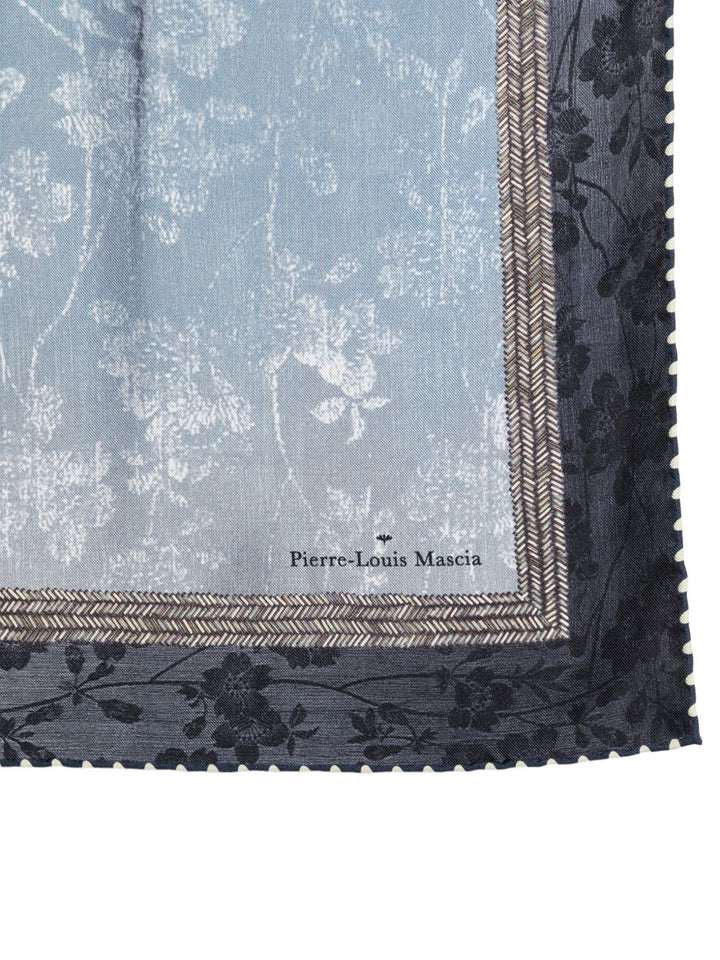 Pierre Louis Mascia Scarfs - Blue and green | 39c256deef56d50254f078a8c885262b413faa46