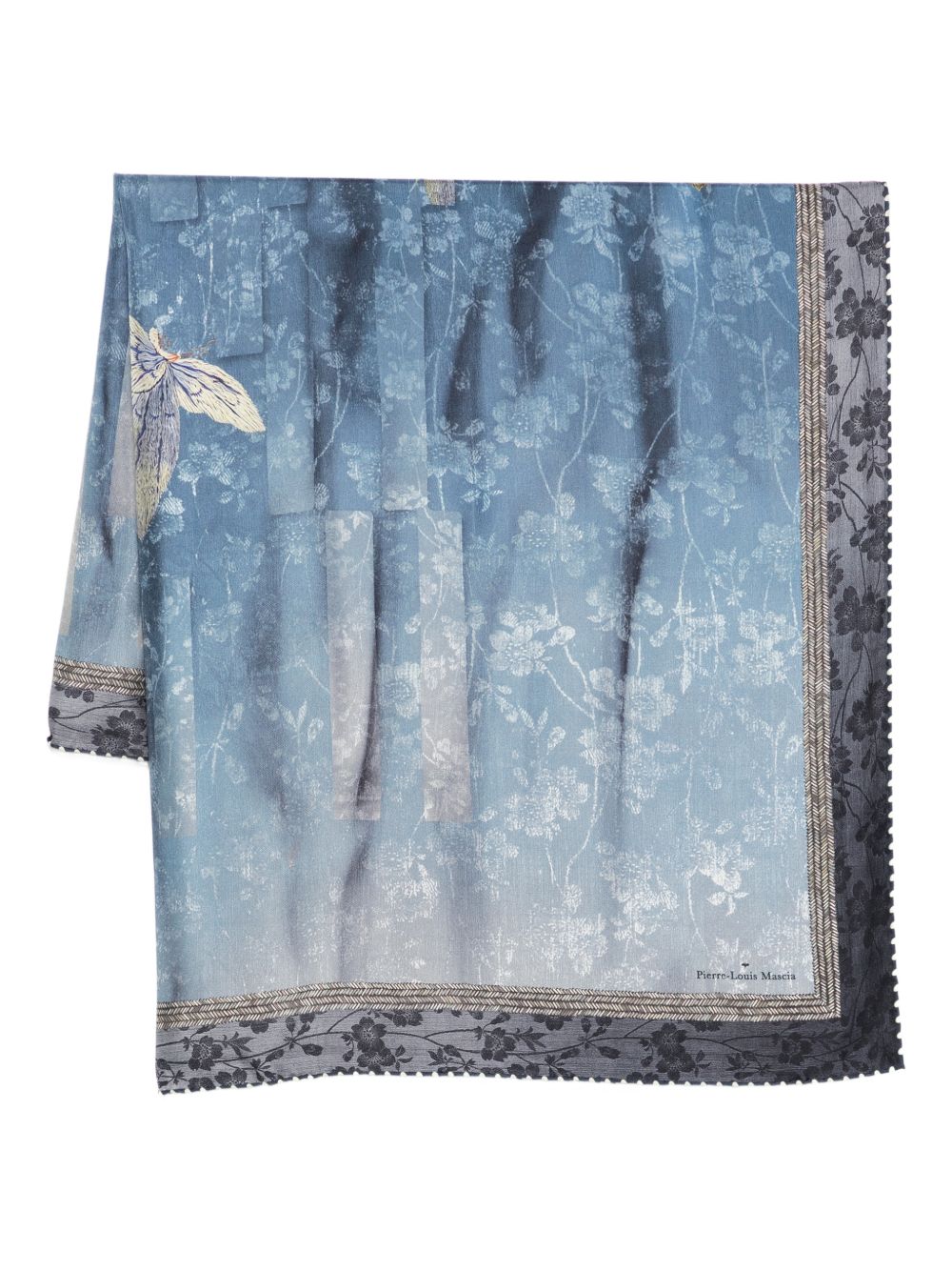 Pierre Louis Mascia Scarfs - Blue and green | b887f2f12ce21353015f6d083c55a42a7eb9cac0