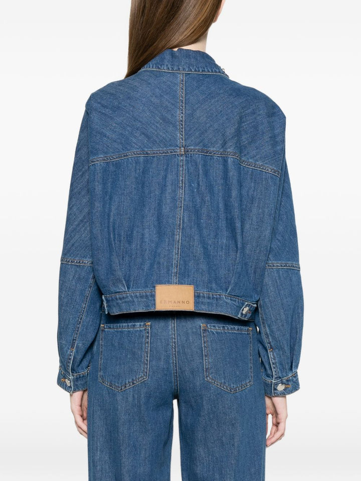 Ermanno Firenze Coats - Blu e verdi | c407db421ba9fd9aa687e0a2125429ac1aa20b42