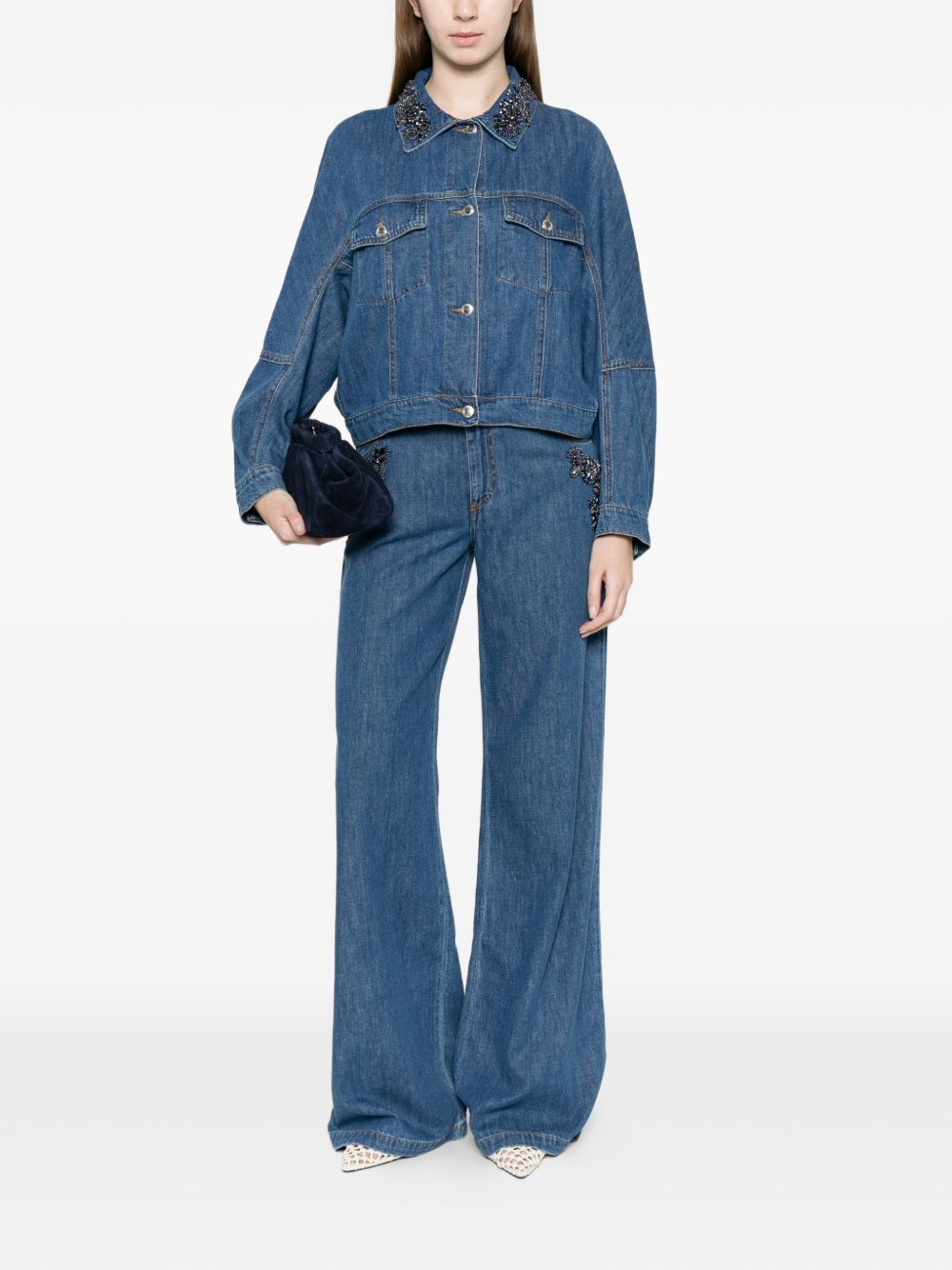 Ermanno Firenze Jeans - Blu e verdi | 6193ec008086320088feb5e42504e6cc1e084110