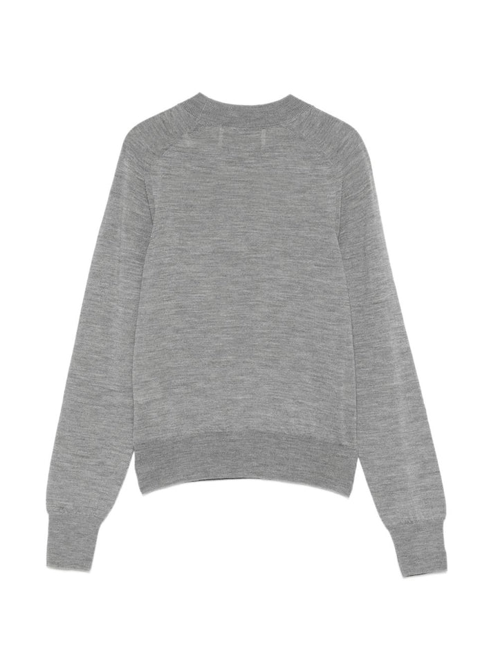 Ami Paris Sweaters - GREY | 3fe5d34ed57d8266670cbc315a654878261ce648